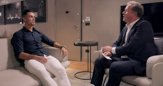 Cristiano Ronaldo tells Piers Morgan that sex is better than scoring on pitch