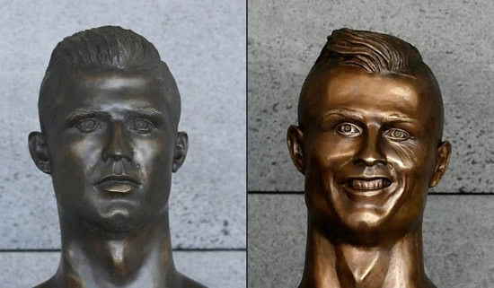 Terrifying statue of Zlatan Ibrahimovic unveiled in Malmo which eclipses Cristiano Ronaldo bust as thousands flock to see Swedish legend