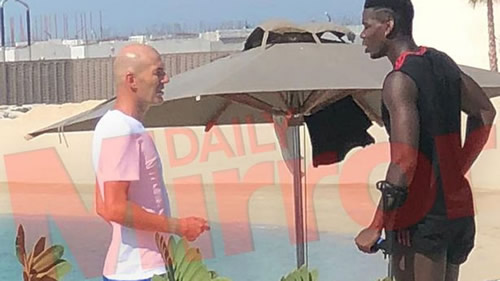 Zidane and Pogba meet in Dubai