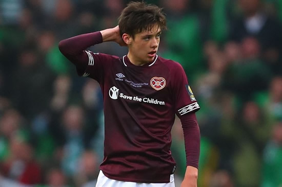 Manchester City leading transfer race for £2m Hearts star Aaron Hickey