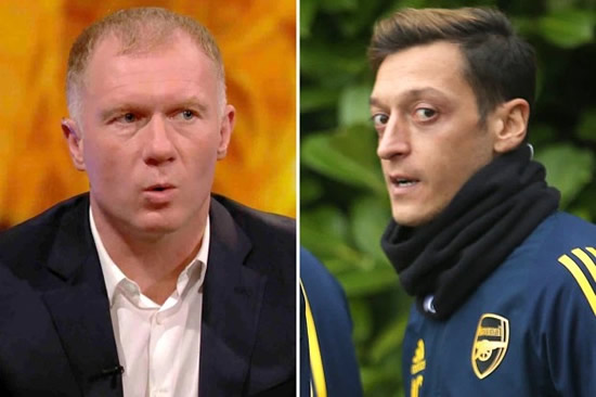 GUNNER GO? Paul Scholes tells Man Utd to sign Mesut Ozil with Arsenal desperate to sell outcast midfielder