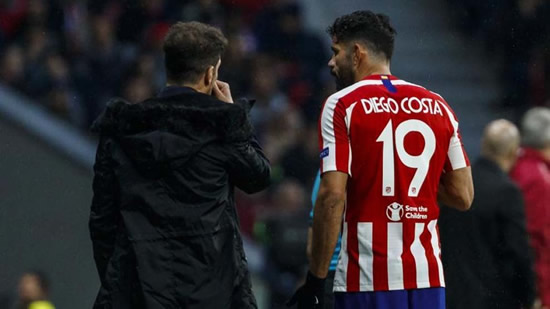 Diego Costa runs out of credit