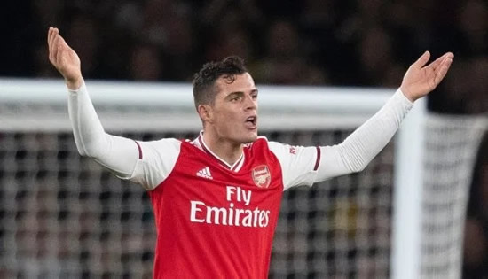 Arsenal star Granit Xhaka apologises for 'f*** off' rant and reveals fans 'wished his daughter got cancer'