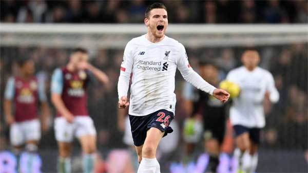 Aston Villa 1-2 Liverpool: Mane and Robertson strike for Reds to secure last-gasp win