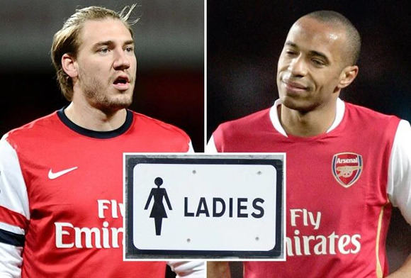Nicklas Bendtner hid in ladies toilets to avoid lessons and told Thierry Henry to 'shut up' at Arsenal