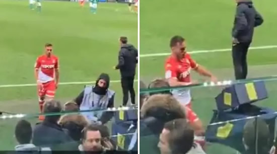 Monaco Player Filmed Kicking The VAR Monitor After Receiving Red Card