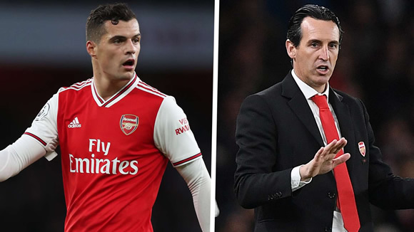 Arsenal discuss Xhaka sale as Emery admits star might not play again