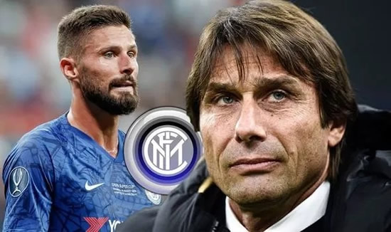 Antonio Conte enters Olivier Giroud transfer race with Chelsea ace worried about Euro 2020