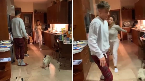 Marcos Llorente's prank on his girlfriend that got the desired effect