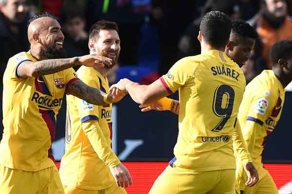Leganes 1-2 Barcelona: Vidal salvages late victory for LaLiga leaders