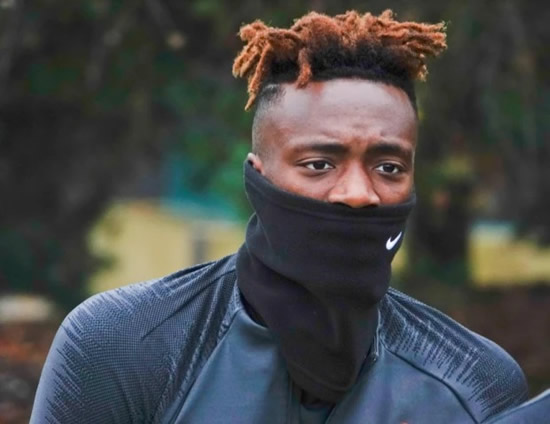 Tammy Abraham reveals new ginger hair in Chelsea training leaving Mason Mount fascinated