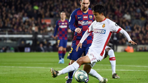 Kubo: Barcelona fans have the right to whistle me, I deserve it
