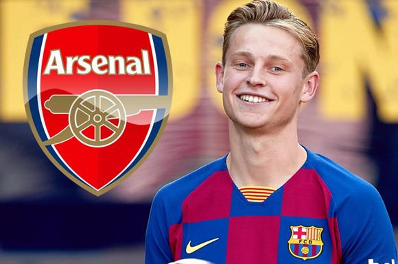 Frenkie de Jong reveals he only planned to join Arsenal as a stepping stone to Barcelona before being signed by giants