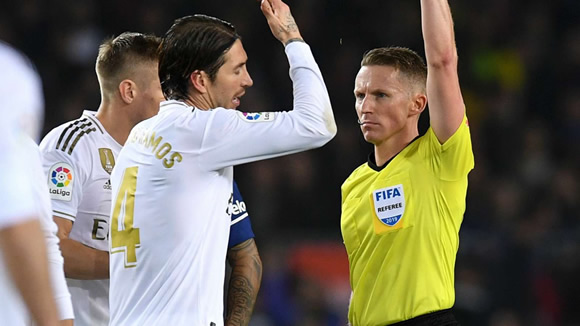 Ramos claims VAR missed two clear Real Madrid penalties in Clasico stalemate