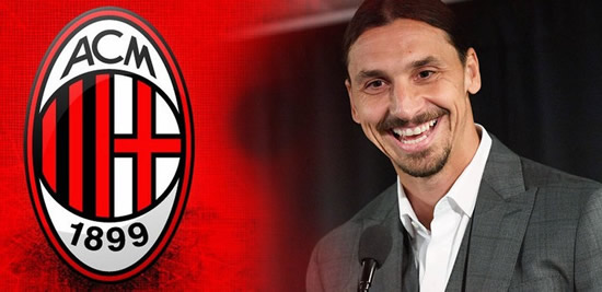 Zlatan Ibrahimovic to join AC Milan on free transfer