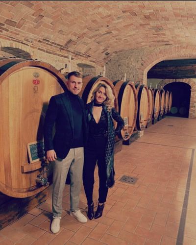 Ex-Arsenal star Aaron Ramsey treats wife Colleen to wine tasting date for birthday at picturesque vineyard