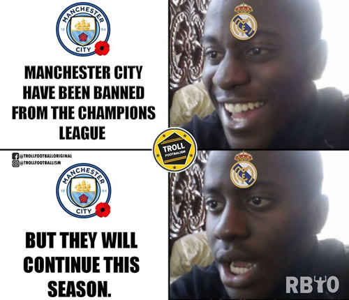 7M Daily Laugh - Man City in UCL