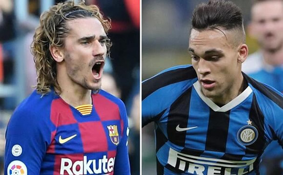 Barcelona can have £92m-rated Inter ace Lautaro Martinez if Antoine Griezmann is included as part of the transfer deal