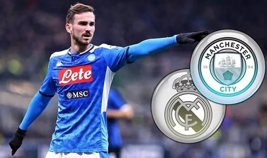 Man City face Real Madrid competition for £80m-rated Fabian Ruiz transfer