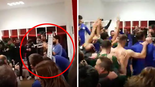 Athletic celebrated reaching Copa final by playing the trumpet!