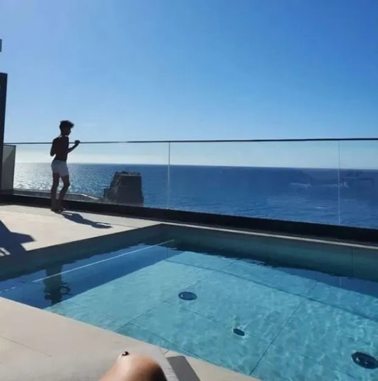 Cristiano Ronaldo self-quarantines at luxury Madeira pad with rooftop pool and ocean view as team-mate gets coronavirus