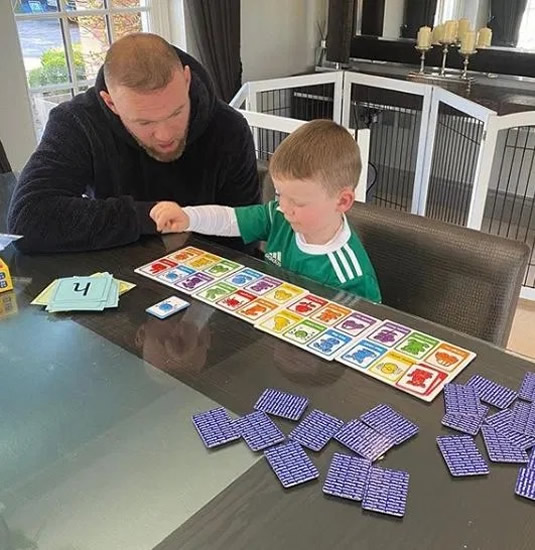 Inside Wayne and Coleen Rooney's coronavirus lockdown at home as kids do school work and Man Utd legend even helps teach