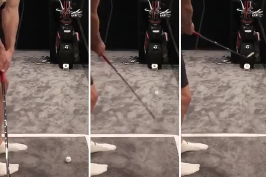 Gareth Bale complete Stay at Home Challenge with golf twist as Real Madrid star hits amazing toilet roll chip shot