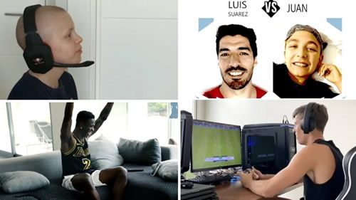 Suarez, Llorente, Vinicius and Sainz join forces to help kids with cancer