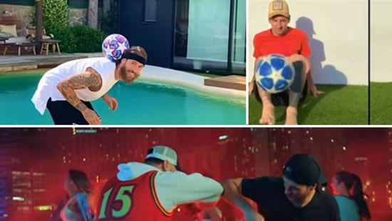 Sergio Ramos, Messi and Luis Suarez feature in music video for Anuel AA's new song