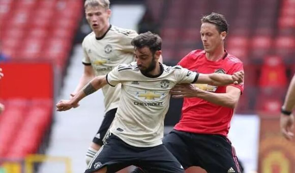 Bruno Fernandes asks Nemanja Matic to 'keep the distance' after Man Utd friendly