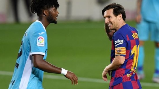 Lionel Messi scores 699th career goal as Barcelona cruise past Leganes