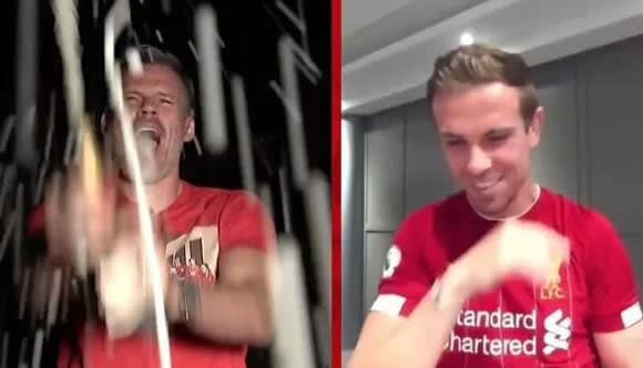 Sky Sports urged to sack Jamie Carragher after Liverpool icon joins wild celebrations