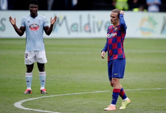 Furious Barcelona stars 'confronted Quique Setien for bringing on Antoine Griezmann after Celta Vigo draw'