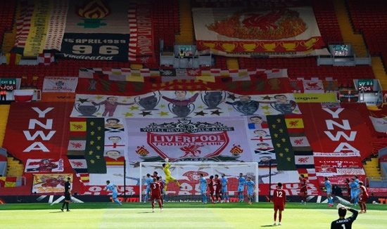 KOP KINGS Liverpool will lift Premier league trophy in special social distance ceremony on the Kop after Chelsea clash