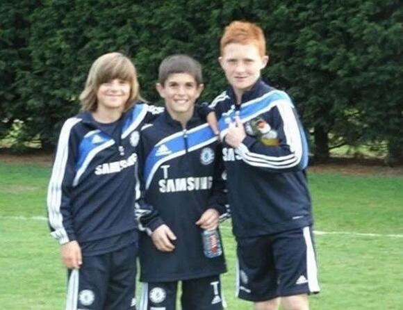 Chelsea post incredible throwback snap of 11-year-old Christian Pulisic meeting Mason Mount on academy visit
