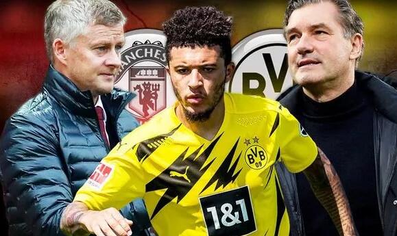 Borussia Dortmund release Jadon Sancho statement after Man Utd target spotted in UK