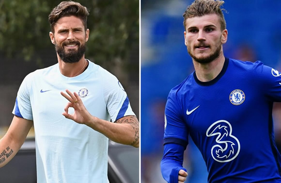 Olivier Giroud insists 'Werner isn't the same as me' as he relishes Chelsea striker battle