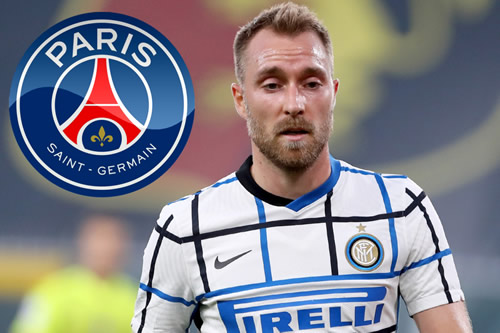 Christian Eriksen could quit Inter Milan this January transfer window just year after joining with PSG interested