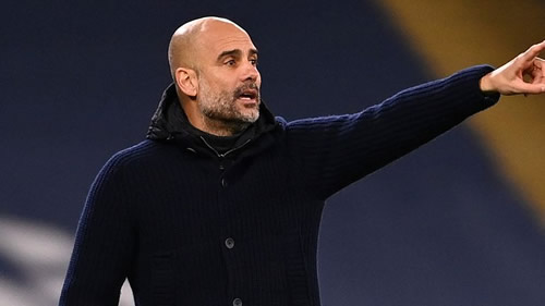 Pep Guardiola urges his side to be sharper against Liverpool