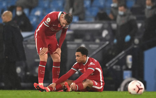 Trent Alexander-Arnold out for up to four weeks in huge blow to Liverpool and England