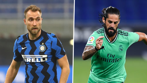 Transfer news and rumours LIVE: Real and Inter hold talks over Eriksen-Isco swap deal
