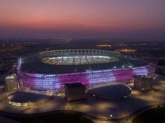 RAY OF LIGHT Qatar complete 40,000-capacity Al Rayyan Stadium for 2022 World Cup with five of eight new venues ready