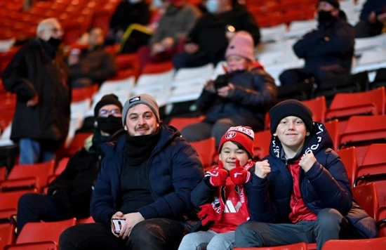 BACK OF THE NET! Football fans return to stadiums for first time in eight months as Charlton, Wycombe and Carlisle host supporters