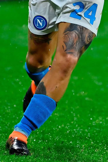 Lorenzo Insigne shows off new Diego Maradona tattoo in Napoli clash after Argentina legend's death
