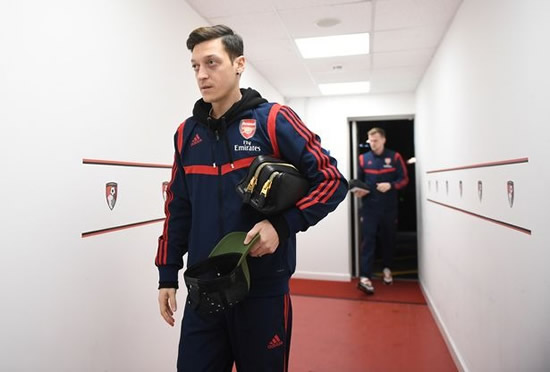 Mesut Ozil could still have Arsenal reprieve as Mikel Arteta opens up on his absence