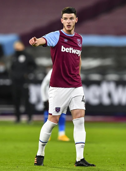 TO BE FRANK Chelsea ‘have no regrets’ over letting Declan Rice go as kid but now eyeing £70m return transfer from West Ham