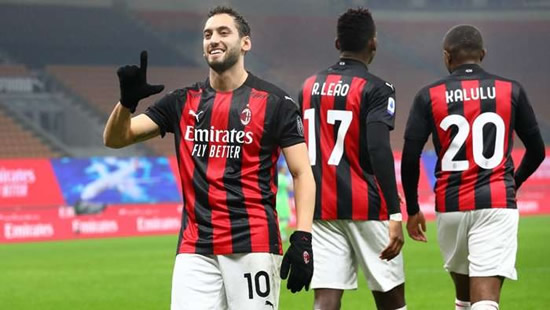 First-half double writes AC Milan into history books as Rossoneri equal 72-year-old Barcelona goal record