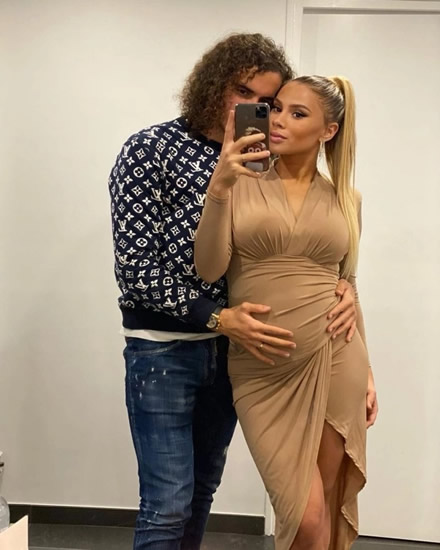 BABY BOOM Arsenal loanee Matteo Guendouzi’s wife pregnant with baby girl as he performs bump celebration
