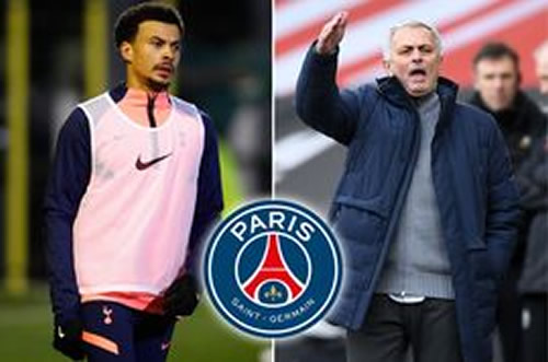 Dele Alli 'pushing to join PSG' after latest Jose Mourinho snub - but Tottenham not convinced
