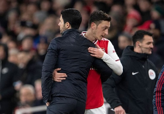 Mikel Arteta's farewell message to Mesut Ozil makes decision to sell more baffling